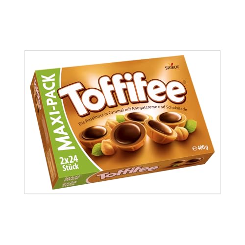 Toffifee – 1 x 400g Maxi-Pack – Haselnuss in Karamell mit Nougatcreme und Schokolade von Toffifee