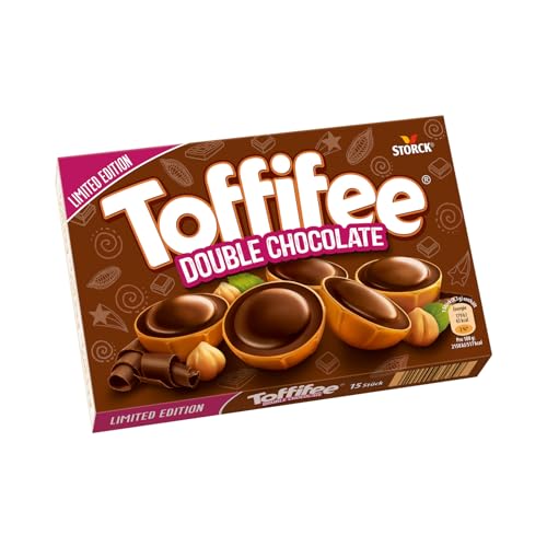 Toffifee Double Chocolate – 1 x 125g – Haselnuss in Karamell mit intensiv schokoladigem Geschmack von Toffifee
