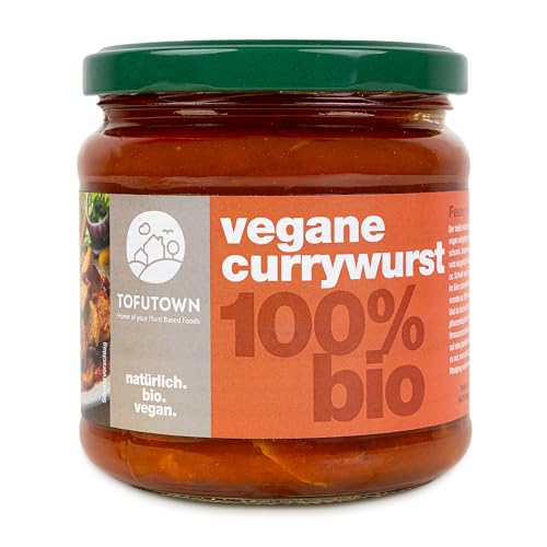 TofuTown Vegane Currywurst im Glas 6x350g – Geschmack wie das Original, perfekt gewürzt, nachhaltig & ohne künstliche Zusätze – Hochwertiger Fleischersatz aus natürlichen Zutaten TofuTown Vegane Currywurst im Glas 6x350g – Geschmack wie das Original, perfekt gewürzt, nachhaltig & ohne künstliche Zusätze – Hochwertiger Fleischersatz aus natürlichen Zutaten von TofuTown