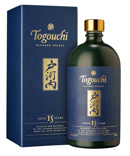 Togouchi 15 Years Old Japanese Blended Whisky 43,8% Vol. 0,7l in Geschenkbox von Togouchi