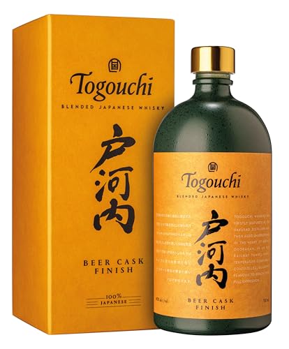 Togouchi Beer Cask | Japanese Blended Whisky | in IPA-Bierfässern gereift | weich, ausgewogen und fruchtig | 100% Gerste | aus Japan | 40% Vol. | 0,7 Liter von Togouchi