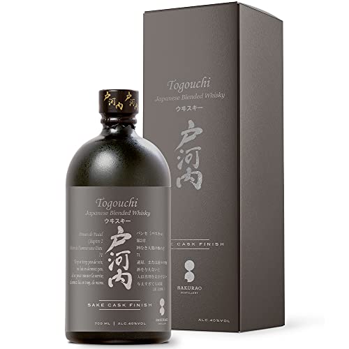 Togouchi Sake Cask Finish Japanese Blended Whisky 40% Vol. 0,7l in Geschenkbox von Togouchi