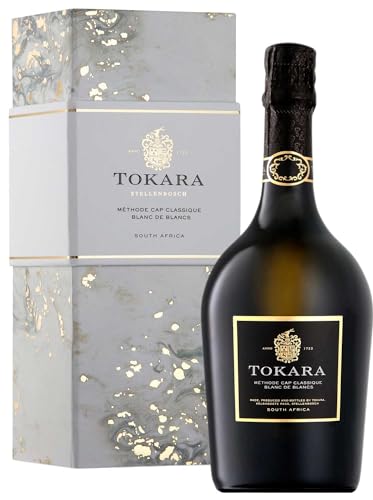 Tokara Méthode Cap Classique Blanc de Blanc 2016 | Schaumwein aus Südafrika in Geschenkverpackung (0.75l) | Trocken | Geschenkidee von Tokara