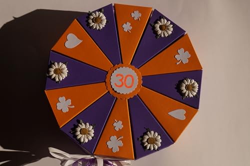 Geldgeschenkverpackung aus Papier zum 30.Geburtstag, Geld verschenken, Geschenkverpackung A35 Geldgeschenkverpackung aus Papier zum 30.Geburtstag, Geld verschenken, Geschenkverpackung A35 von Tolle Torte