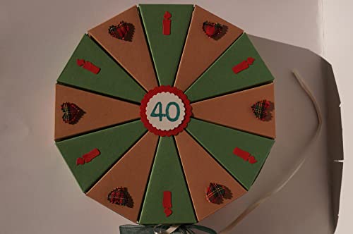 Geldgeschenkverpackung aus Papier zum 40. Geburtstag, Geld verschenken, Geschenkverpackung A6 Geldgeschenkverpackung aus Papier zum 40. Geburtstag, Geld verschenken, Geschenkverpackung A6 von Tolle Torte