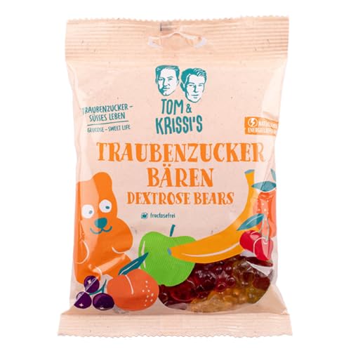 Tom & Krissi's Gummibären, Fruchtgummi, 150g - fructosefrei und vegan von Tom & Krissi's