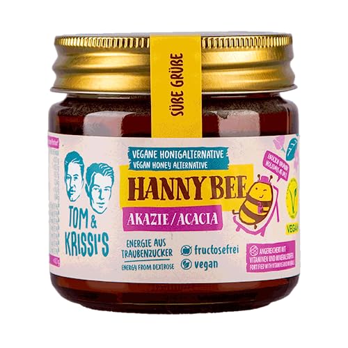Tom & Krissi's | Hanny Bee Vegane Honig-Alternative | 250g | Vegan & Fructosefrei (Akazie) von Tom & Krissi's
