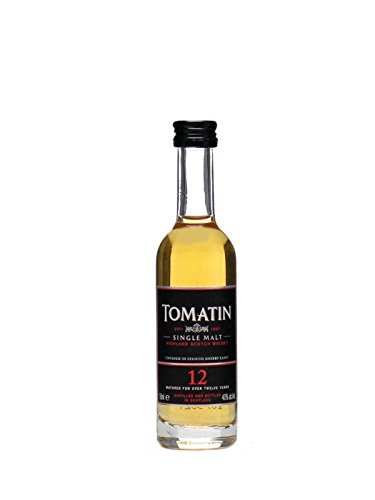 Tomatin 12 Jahre Single Malt Whisky Miniatur 5 cl von Tomatin 12 Jahre Single Malt Whisky Miniatur