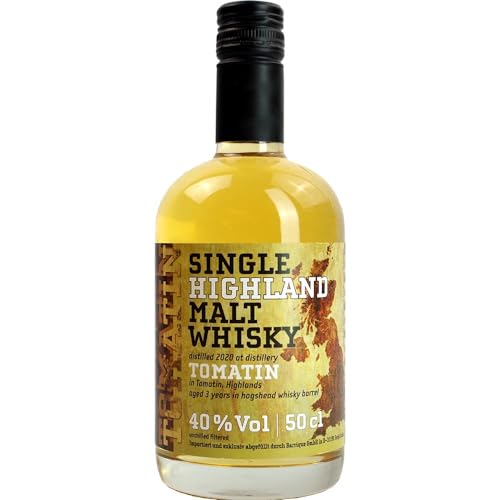 Whisky Tomatin 3 Jahre Single Highland Malt Vegan Tomatin Distillery Vereinigtes Königreich UK 500ml-Fl Whisky Tomatin 3 Jahre Single Highland Malt Vegan Tomatin Distillery Vereinigtes Königreich UK 500ml-Fl von Tomatin Distillery