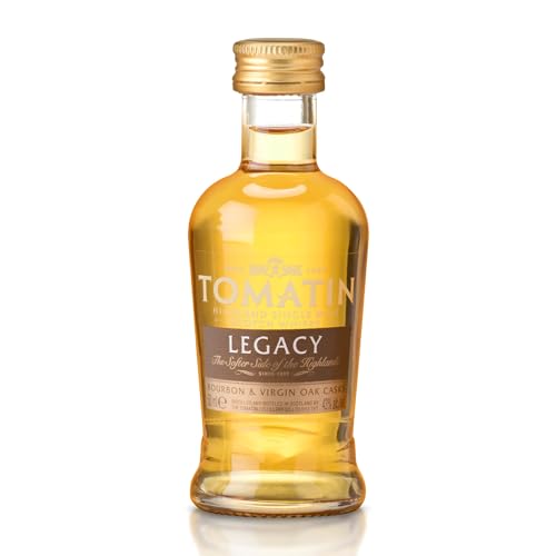 TOMATIN LEGACY - Highland Single Malt Whisky 43% vol 1x0,05L MINIATUR von Tomatin