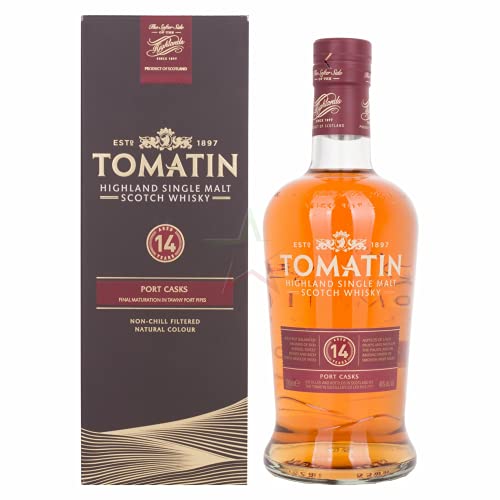 Tomatin 14 Years Old Port Casks 46,00% 0,70 Liter Tomatin 14 Years Old Port Casks 46,00% 0,70 Liter von Tomatin