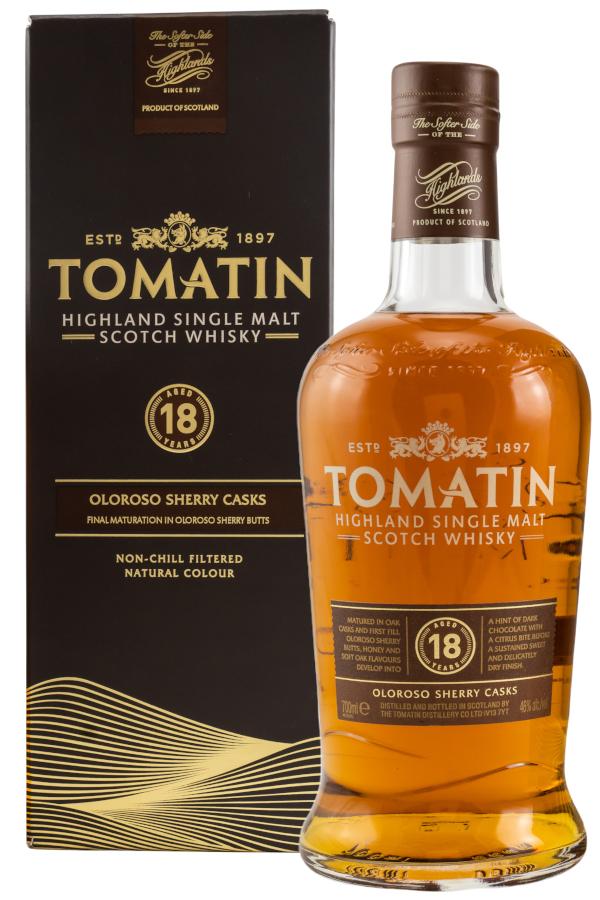 Tomatin 18 Jahre 46% vol. 0,7 l Tomatin 18 Jahre 46% vol. 0,7 l von Tomatin