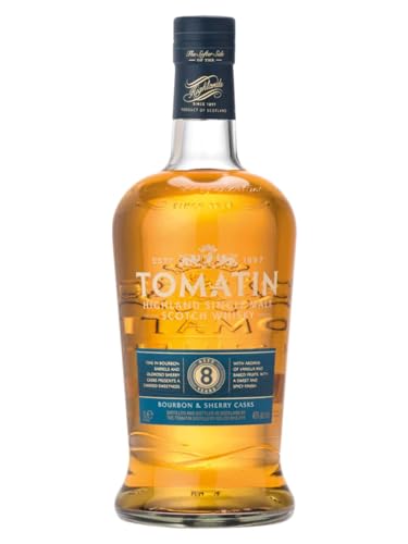 Tomatin 8 Years Old Bourbon & Sherry Casks Whisky (1 x 1 l) Tomatin 8 Years Old Bourbon & Sherry Casks Whisky (1 x 1 l) von Tomatin
