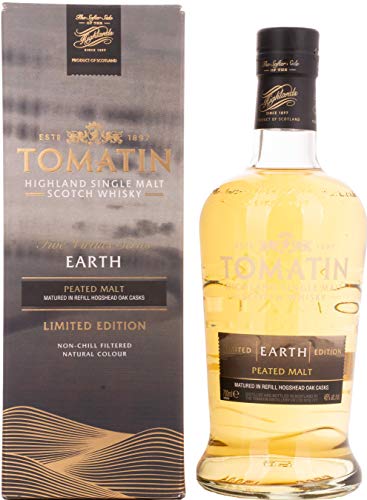 Tomatin EARTH Five Virtues Series Limited Edition PEATED MALT Whisky (1 x 0.7 l) von Tomatin