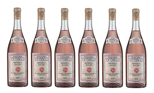 6x 0,75l - 2023er - Tombacco - Primitivo Rosato - Puglia I.G.P. - Apulien - Italien - Rosé-Wein trocken 6x 0,75l - 2023er - Tombacco - Primitivo Rosato - Puglia I.G.P. - Apulien - Italien - Rosé-Wein trocken von Tombaccco