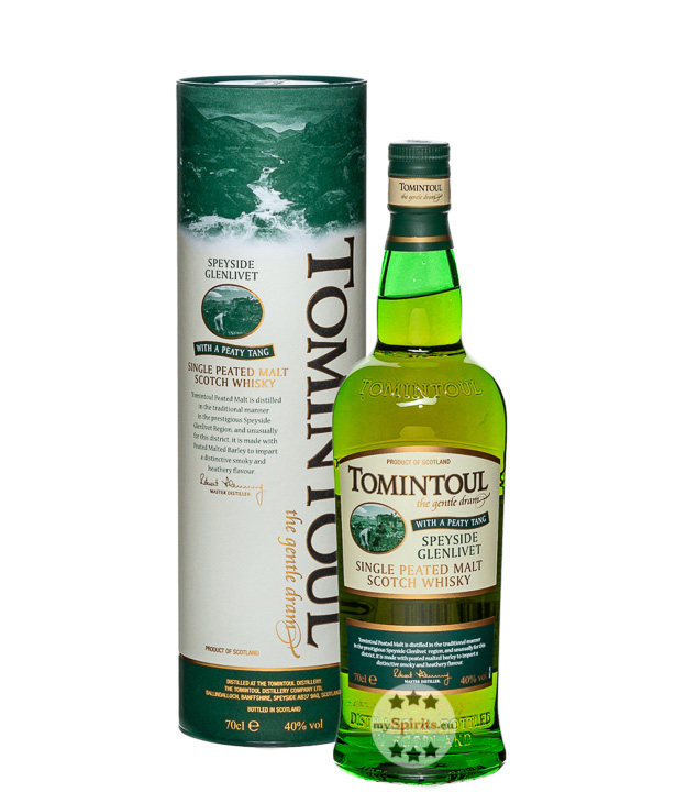 Tomintoul Peaty Tang Single Malt Whisky (40 % Vol., 0,7 Liter) von Tomintoul Distillery