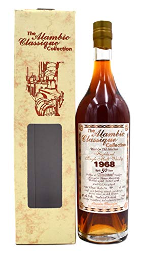 Rarität: Tomintoul Whisky Jahrgang 1968-50 Jahre alt 0,7l Alambic Classique von Tomintoul