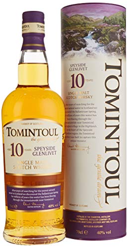Tomintoul 10 Jahre Single Malt Scotch Whisky (1 x 0.7 l) von Tomintoul