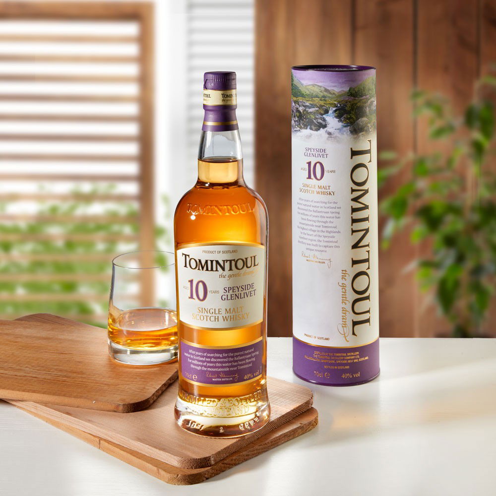Tomintoul 10 Jahre Single Malt Scotch Whisky Tomintoul 10 Jahre Single Malt Scotch Whisky von Tomintoul