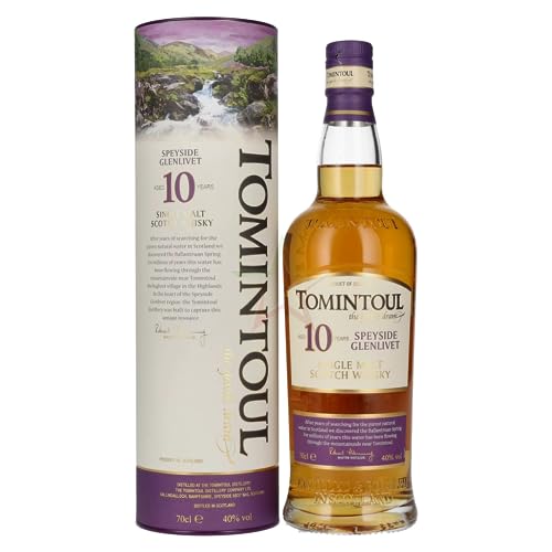 Tomintoul 10 Years Old Single Malt Scotch Whisky 40,00% 0,70 lt. von Tomintoul