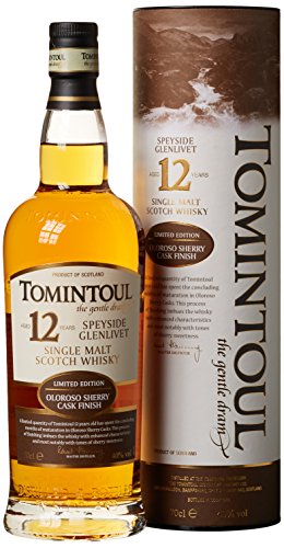 Tomintoul 12 Years Old Oloroso Cask mit Geschenkverpackung Whisky (1 x 0.7 l) von Tomintoul