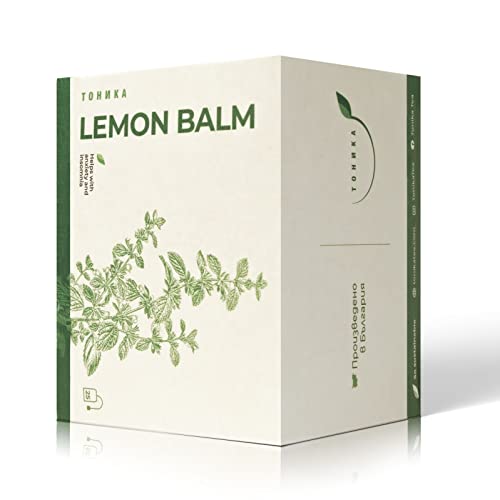 Tonika Tea Zitronenmelisse Teebeutel | Melissa Officinalis | 25 Teebeutel | 100% natürlicher bulgarischer Tee von Dttra