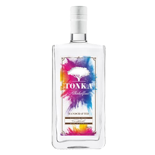 Tonka Gin | Tonka Alkoholfrei | 500 ml | 0% Vol. | Geschmack der Tonkabohne | Verbesserte Rezeptur von Tonka Gin