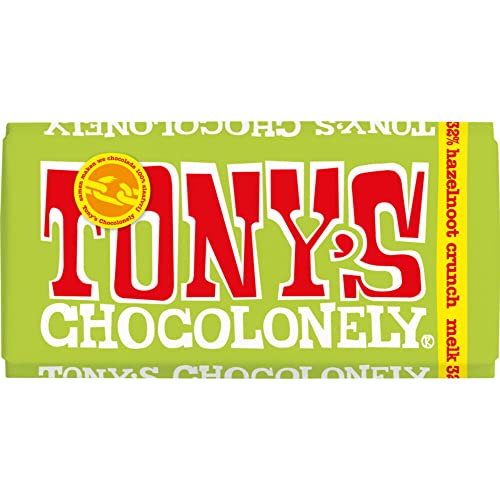 Chocolade Tony's Chocolonely Melk hazelnoot crunch 180gr Chocolade Tony's Chocolonely Melk hazelnoot crunch 180gr von Tony's Chocolonely