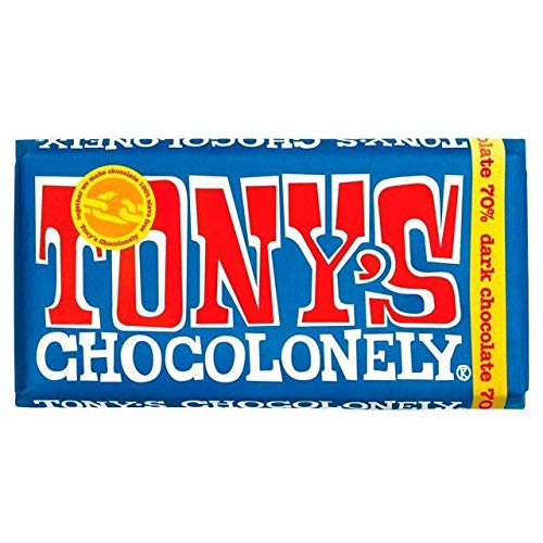 TONY's CHOCOLONELY | Dark Chocolate 70% | 1 x 180g (DE) von Tony's Chocolonely