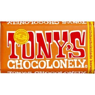 TONY's CHOCOLONELY | Milk Choc Caramel/Sea Salt | 15 x 180g (DE) von Tony's Chocolonely