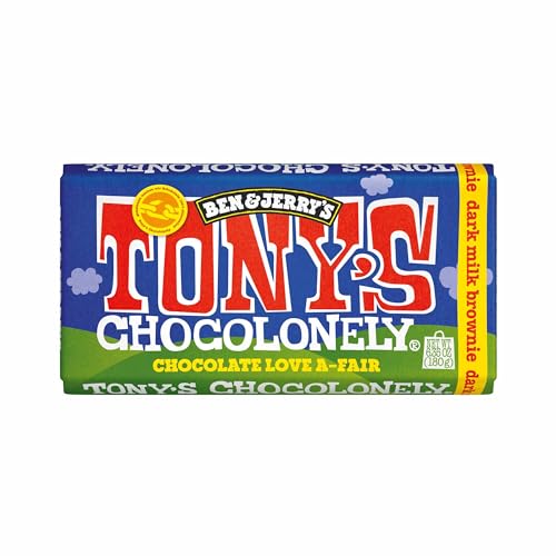 Tony's Chocolonely - Ben & Jerry's Dunkle Vollmilchschokolade Brownie - 15x 180g von Tony's Chocolonely
