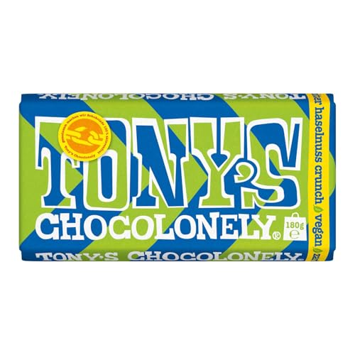 Dunkle Schokolade Cremige Haselnuss 180g von Tony's Chocolonely