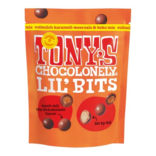 Tony's Chocolonely - Lil'Bits Vollmilch Karamell-Meersalz & Keks mix 120g von Tony's Chocolonely