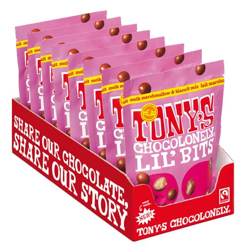 Tony's Chocolonely - Lil’Bits Vollmilch Marshmallow & Keks Mischung - 8x 120g von Tony's Chocolonely