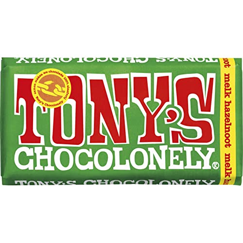 Tony's Chocolonely Vollmilchschokolade 32% mit Haselnuss 180 g von Tony's Chocolonely