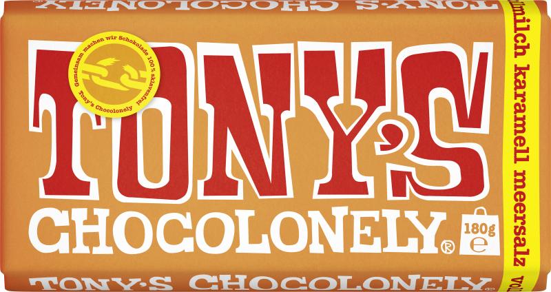 Tony's Chocolonely Vollmilchschokolade Karamell Meersalz von Tony's Chocolonely
