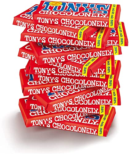Tony's Chocolonely - Vollmilchschokolade - Tafel Schokolade - 15 x 180 Gramm - 32% Kakao - Milch Schokolade - Belgium Fairtrade Chocolate von Tony's Chocolonely