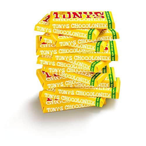 Tony's Chocolonely - Vollmilchschokolade mit Honig und Mandel-Nougat - Tafel Schokolade - 32% Kakao - 15 x 180 Gramm - Belgium Fairtrade Chocolate von Tony's Chocolonely