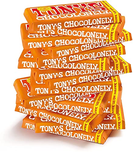 Tony's Chocolonely - Vollmilchschokolade mit Karamell und Meersalz - Tafel Schokolade mit Karamellstückchen - 32% Kakao - 15 x 180 Gramm - Belgium Fairtrade Chocolate von Tony's Chocolonely