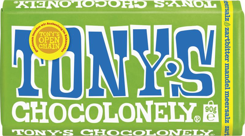 Tony's Chocolonely Zartbitterschokolade Mandel Meersalz Tony's Chocolonely Zartbitterschokolade Mandel Meersalz von Tony's Chocolonely