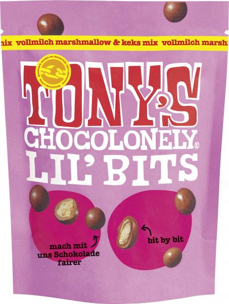 Tony's Lil' Bits Vollmilch Marshmallow & Keks Mix Tony's Lil' Bits Vollmilch Marshmallow & Keks Mix von Tony's Chocolonely