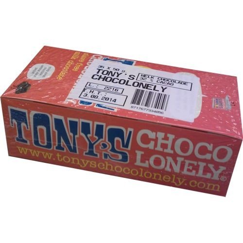 Tonys Chocolonely Melk 35 x 50g (Vollmilch-Schokoladentafel) von Tony's Chocolonely