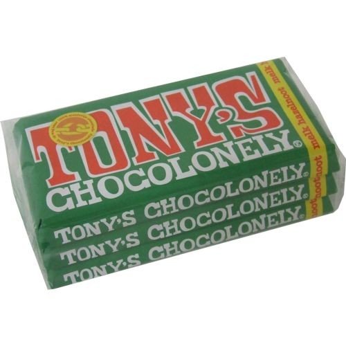 Tonys Chocolonely 'Melk Hazelnoot' 3 x 180g (Vollmilch-Haselnuss-Schokoladentafel) von Tony's Chocolonely