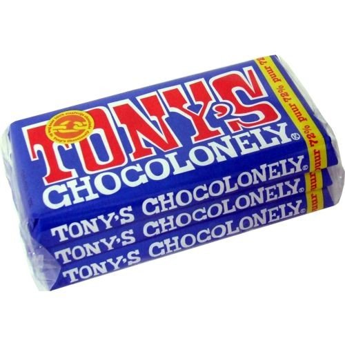 Tonys Chocolonely 'Pure' 3 x 180g (72% Kakao Schokoladentafel) von Tony's Chocolonely