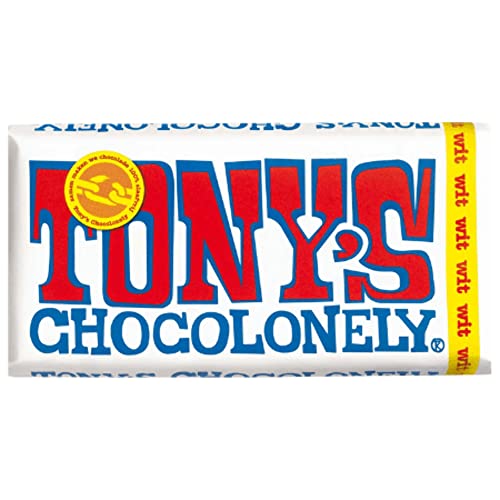 Tonys Chocolonely | Tafel Weiße Schokolade | Tony'S Chocolonely | Tonys Schokolade | 15 Pack | 2700 Gram Total von Tony's Chocolonely