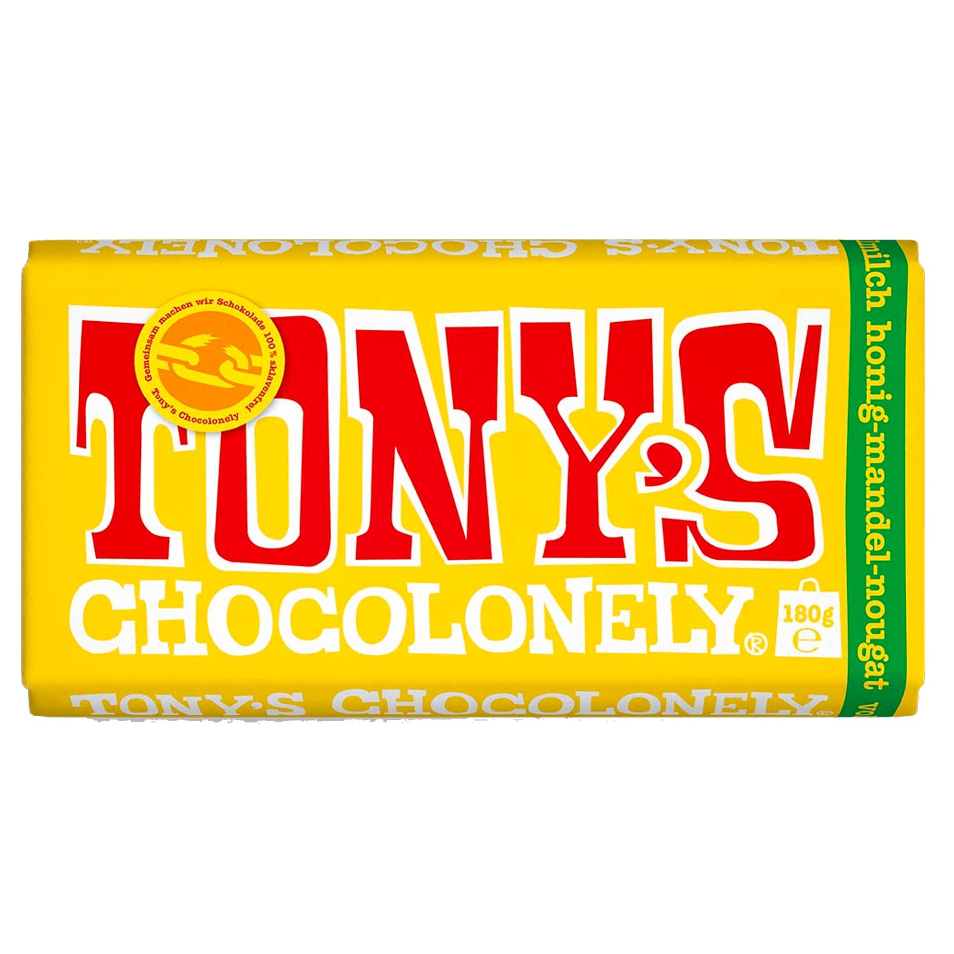 Tony's Nougat Vollmilchschokolade 32 %, 180 g von Tony's