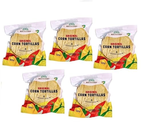5x Echte mexikanische Tortillas mit Nixtamal 500g, Vegan,Gmo-Free, Gluten Free von Tooludic