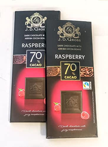 70% CHOCOLATE RASPBERRY J.D. GROSS 125g x 2 70% CHOCOLATE RASPBERRY J.D. GROSS 125g x 2 von Axppin