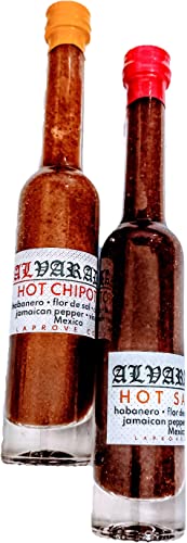 ALVARADO Hot Salsa Chipotle & ALVARADO Hot Salsa Guajillo aus Mexiko ALVARADO Hot Salsa Chipotle & ALVARADO Hot Salsa Guajillo aus Mexiko von Tooludic