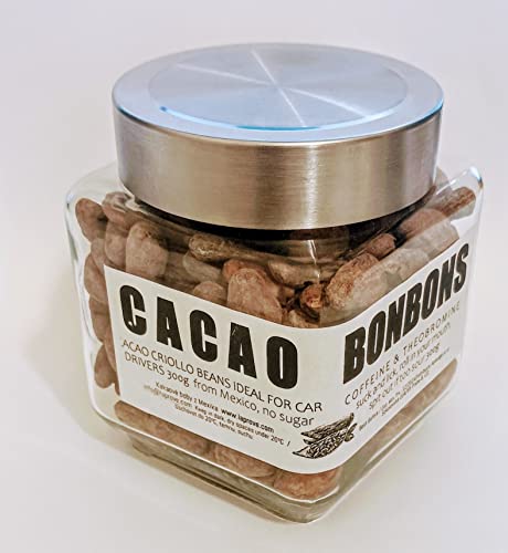 Cacao Bonbons 300g CacaOn rohe Kakaobohnen. Für Energie und Aufmerksamkeit. Theobromin! 300 Gramm von Tooludic